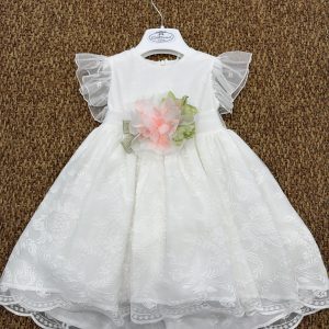 Abito bimba cerimonia con fiore Teto&Tatta