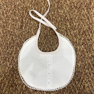 Bavetta neonati con ricamo Sardon