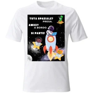 T-Shirt manica corta Bambino Space Jump amici