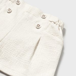 Pantaloncino bianco sporco - Mayoral
