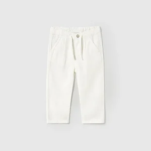 Pantalone lino bianco - Mayoral