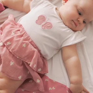 Gonna con magliettina tema farfalle - Mayoral