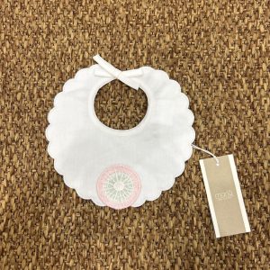 Bavetta neonati con ricamo Marlù