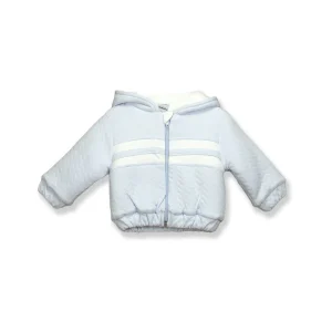 Cappottino azzurro dalla 3 alla 9 mesi Rosa - Babidu