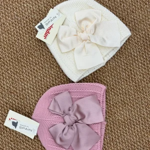 Cappello cuffia maxi fiocco