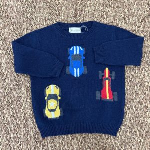 Maglioncino bimbi macchinine Jo Milano