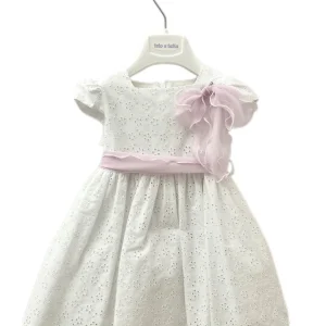 Abito bimba cerimonia con fiore lilla Teto e Tatta