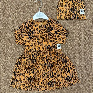Abito bimba leopardato Mini Rondini