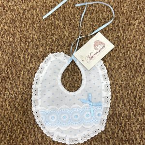 Bavetta neonati con merletto Mimosines