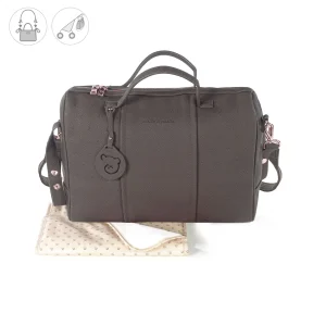 Borsa fasciatoio per passeggino modello LONDON Marrone — Pasito a pasito