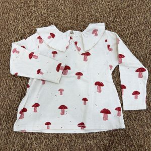 Maglia bimba stampa funghi Play Up