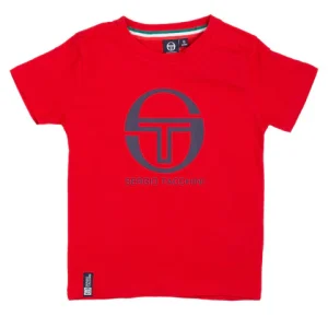 Sergio Tacchini bambino T-Shirt rossa manica corta