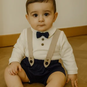 Completo salopette smoking time