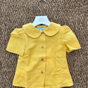 Blusa bambina in lino Cocote