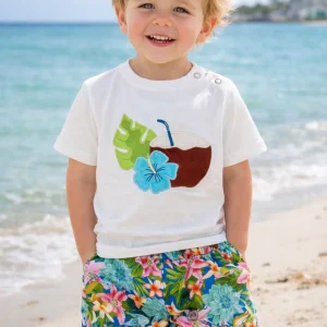 Costume più t-shirt tropical SARDON