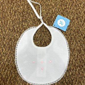 Bavetta neonati con merletto Sardon