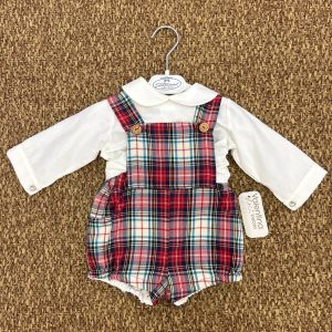 Salopette e camicia Valentina Bebes