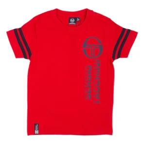 Sergio Tacchini bambino T-Shirt rossa manica corta