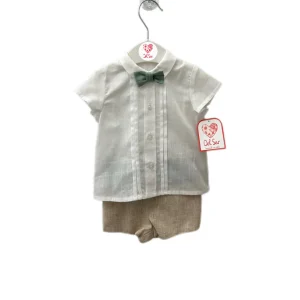 Completo bimbo 2pz elegante con papillon Del Sur