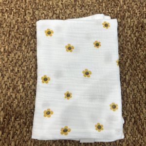 Mussola garzata fiori Nanna Frufru