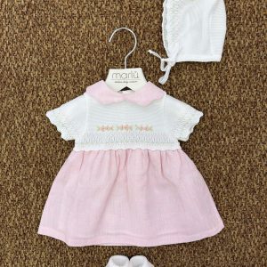 Abito bambina con cuffia e scarpine Marlù