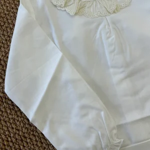 Body camicia pizzo latte