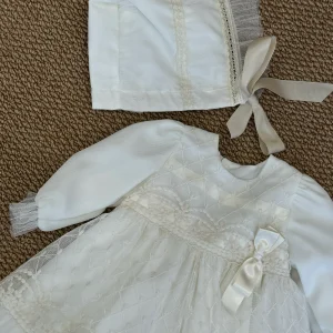 Abito battesimale champagne