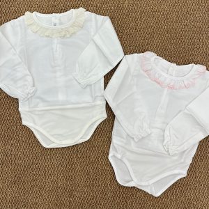 Body Camicia Colletto Pizzo