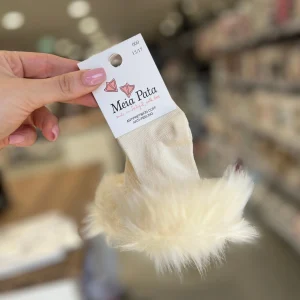 Calzini Panna con Pompon - MEIA PATA