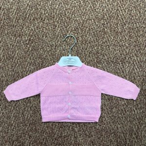 Giacchino bambina in filo di cotone Wedoble