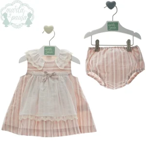 Completo bimba 2pz fantasia righe Marta y Paula