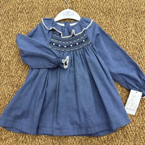 Abito bimba con punto smock Tartaleta