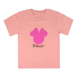 Minnie T-shirt con paillettes bambina