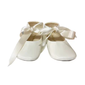 Ballerina bimba con fiocco in raso Baby Shoes