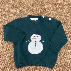 Maglioncino bimbi pupazzo di neve Cocodè