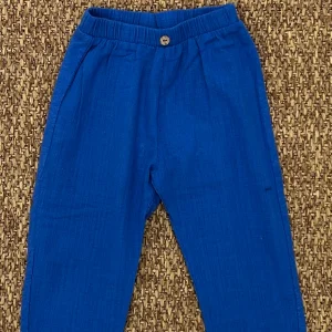 Pantalone bambino in misto cotone biologico e lino Play Up