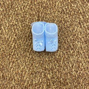 Babbucce neonati con fiocchetto Juliana