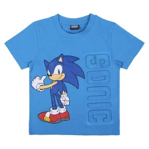 Sonic T-shirt 3D blu