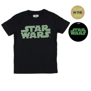 Star Wars T-shirt nera si illumina al buio