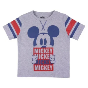 Topolino t-shirt grigia manica corta