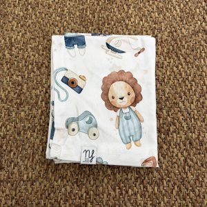 Mussola neonati garzata leoncino Nannafrufru