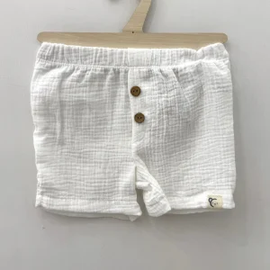 Short bambino in lino Calamaro
