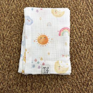 Mussola neonati garzata sole Nannafrufru