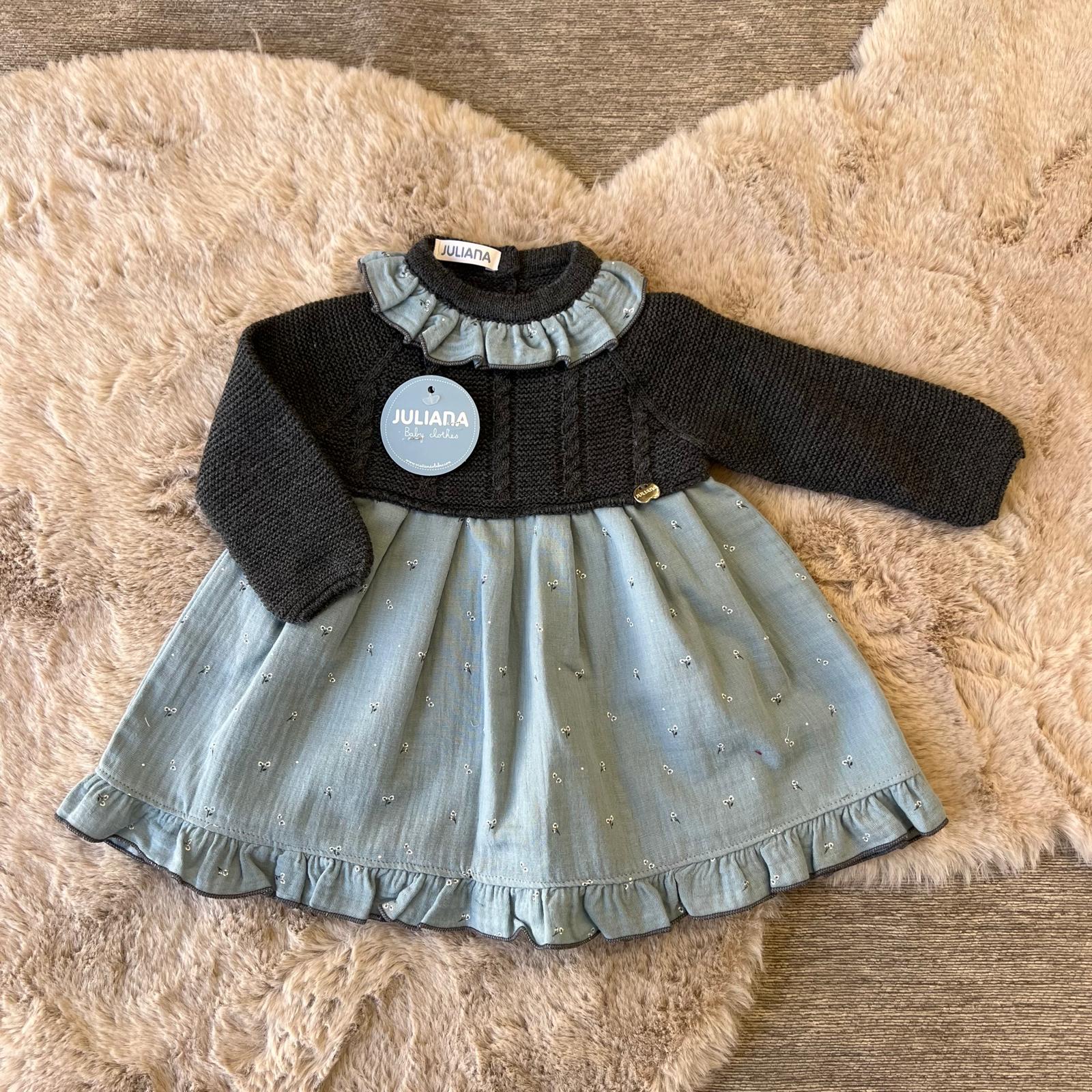 Abitino invernale bimba azzurro Juliana - dalla 3 alla 18 mesi - immagine 2