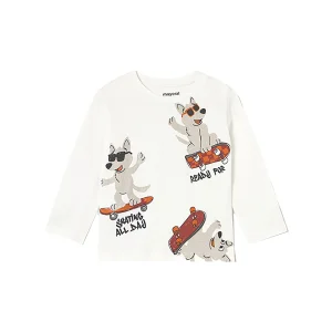 T-shirt MAYORAL da BAMBINO - Panna