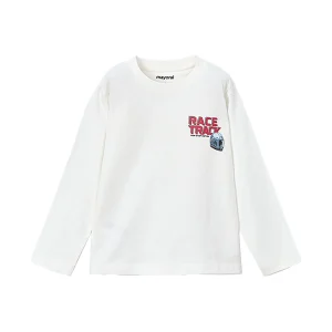 T-shirt MAYORAL da BAMBINO - Panna