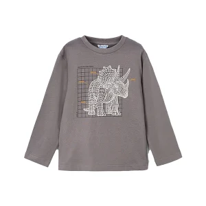 T-shirt MAYORAL da BAMBINO - Grigio