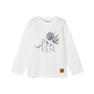 T-shirt MAYORAL da BAMBINO - Panna