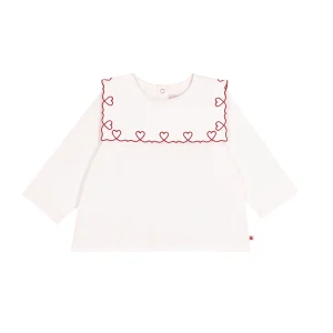 Blusa PETIT BATEAU da BAMBINA - ECUME