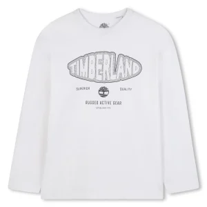 T-shirt TIMBERLAND da BAMBINO - Bianco